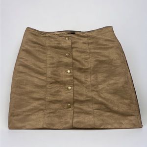 Suede Fall Skirt